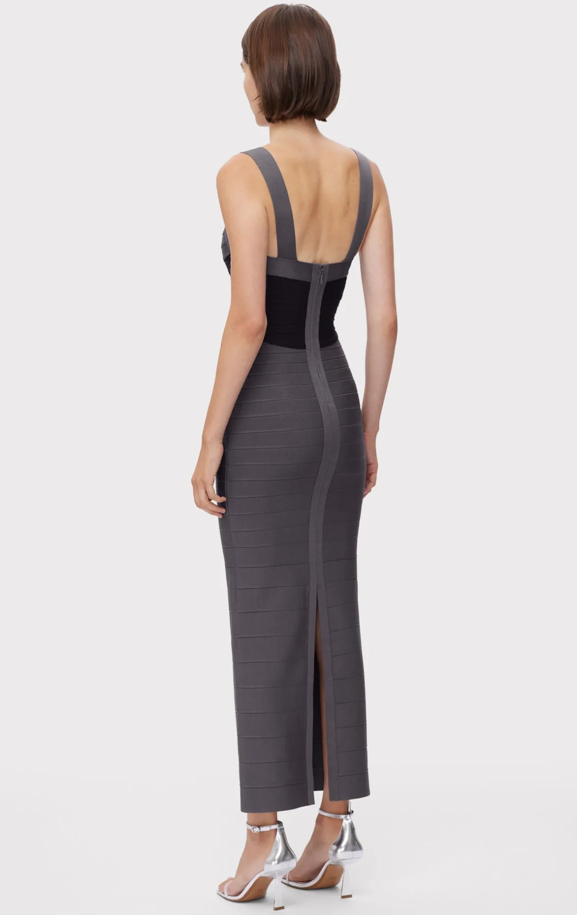 COLORBLOCKED BANDAGE GOWN-Hervé Léger Best