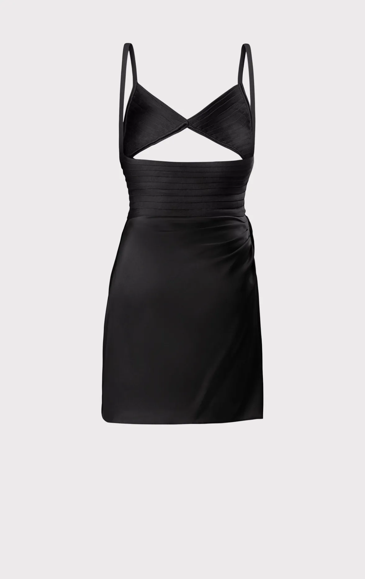 DRAPED CUTOUT MINI DRESS-Hervé Léger Best Sale