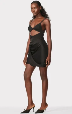 DRAPED CUTOUT MINI DRESS-Hervé Léger Best Sale