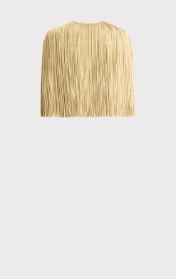 ICON METALLIC FRINGE CAPE-Hervé Léger Best