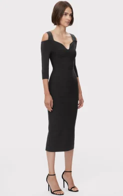 ICON NOTCHED BATEAU MIDI-Hervé Léger Best Sale