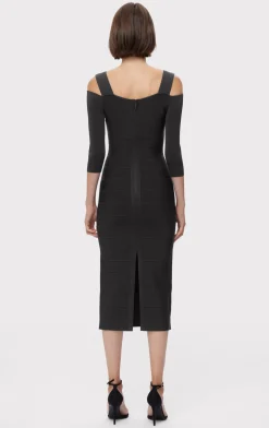 ICON NOTCHED BATEAU MIDI-Hervé Léger Best Sale