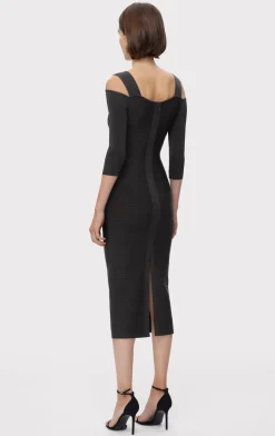ICON NOTCHED BATEAU MIDI-Hervé Léger Best Sale