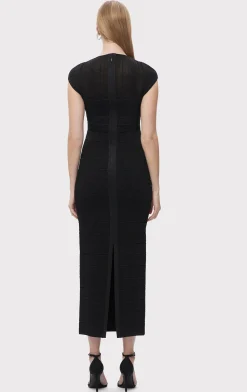 TEXTURED SHEER BUSTIER GOWN-Hervé Léger Store