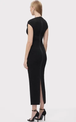 TEXTURED SHEER BUSTIER GOWN-Hervé Léger Store