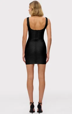 THE METALLIC GABRIELLA DRESS-Hervé Léger Flash Sale
