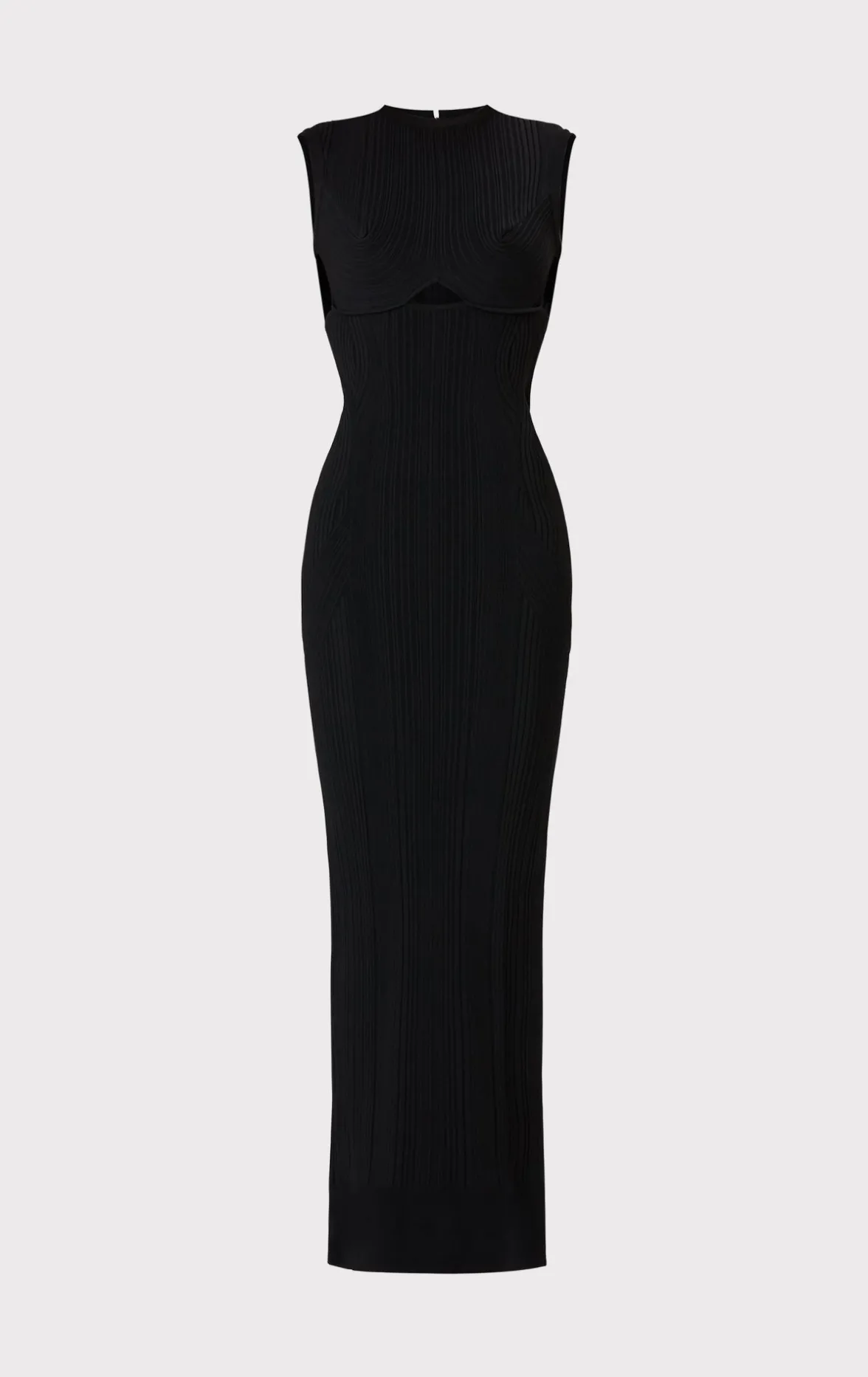 VARIEGATED RIB CAP GOWN-Hervé Léger Best